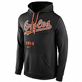 Men's Baltimore Orioles Nike Cooperstown Performance Pullover Hoodie - Black,baseball caps,new era cap wholesale,wholesale hats